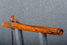 Cocobolo Native American Flute, Minor, Mid A-4, #Q7H (9)